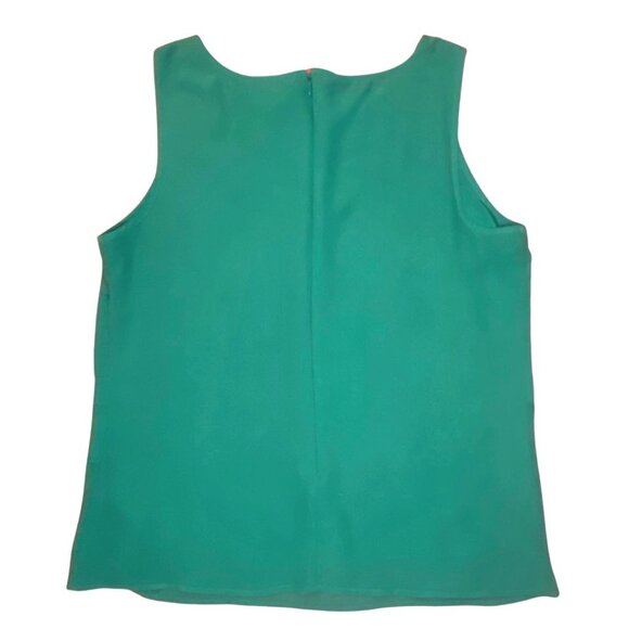 Lined Teal Tank Top - Worthington - Size L - Picture 2 of 5